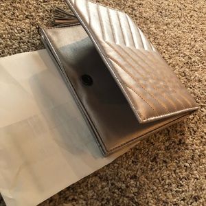 Neiman Marcus NEW quilted clutch purse. Formal, prom, evening attire venues